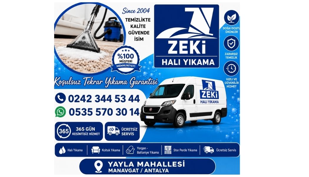 Manavgat Yayla Mahallesi Halı Yıkama
